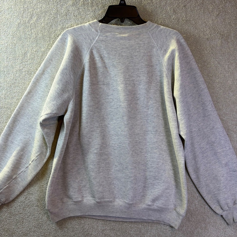 Vtg Wisconsin Badgers 1994 Rose Bowl Sweatshirt Men XL Grey Hanes Raglan USA SEE - Picture 3 of 12